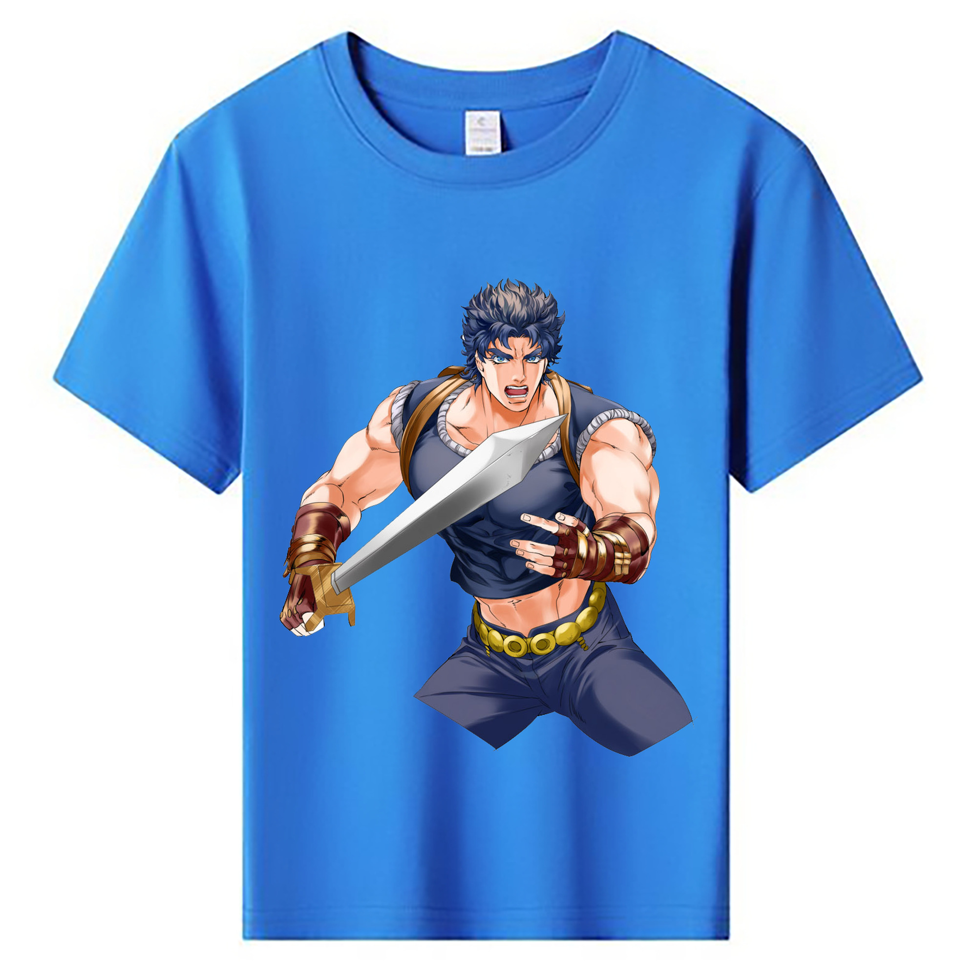 （画像用） ジョジョの奇妙な冒険 /ジョナサン?ジョースター JoJo's Bizarre Adventure Jonathan Joestar 綿100％キッズTシャツ（フロントプリント）